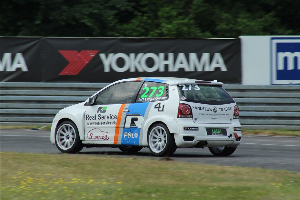 Jeff Nigel Lyngø-Grosen viste god fart på Padborg Park i Yokohama SuperCup 200. Han bliver rigtig spændende at følge i weekendens løb.
(Foto: JJ Media)